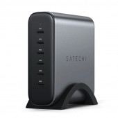 Сетевое зарядное устройство Satechi 200W USB-C 6-Port PD GaN Charger Space Gray (ST-C200GM-EU)