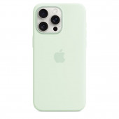 Чехол Silicone Case with MagSafe iPhone 15 Pro Max Soft Mint