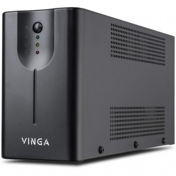 Источник бесперебойного питания Vinga LED 600VA metal case with USB (VPE-600MU) - фото 1