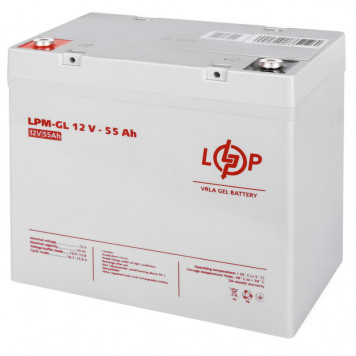 Батарея до ДБЖ LogicPower LPM-GL 12В 55Ач (15266) - фото 1