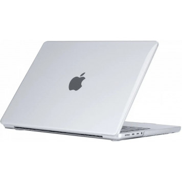 Накладка HardShell Crystal Case for MacBook 14.2 Pro A2442 (2021) matte white - фото 1