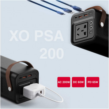 Портативна зарядна станція XO PSA-200 190Wh (PSA-200) - фото 4