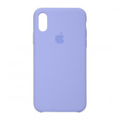 Чехол Silicone iPhone case (TPU) iPhone Xs Max (lavender)