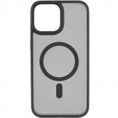 Чехол TPU+PC Metal Buttons with MagSafe iPhone 15 (6.1") - black