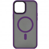 Чохол TPU+PC Metal Buttons with MagSafe iPhone 15 Plus (6.7") - purple