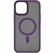 Чохол TPU+PC Metal Buttons with MagSafe iPhone 15 (6.1") - purple