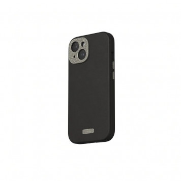 Чехол Moshi Napa Slim Hardshell Case Midnight Black for iPhone 15 (99MO231101) - фото 1