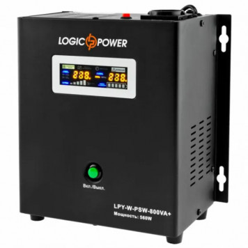ДБЖ LogicPower LPY-W-PSW-800VA+ (560Вт)5A/15A - фото 1