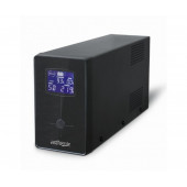 ДБЖ EnerGenie EG-UPS-032 850VA, Line Int., AVR ,2xIEC+1xSchuko, USB, LCD, RJ11