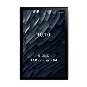Планшет Sigma mobile Tab A1010 Neo 4/64GB 4G Dual Sim Black+чохол-книжка (UA) - фото 1
