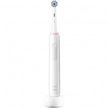 Электрическая зубная щетка  Oral-B Pro3 3000 Sensitive Clean White (D505.513.3 White) - фото 2