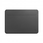 Папка конверт Wiwu Skin Pro 2 Leather MacBook 15.4 grey