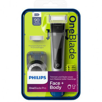 Триммер для бороды и усов Philips OneBlade QP6620/20 - фото 2