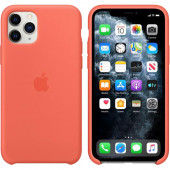 Чехол  silicone Case iphone 11 Pro clementine orange
