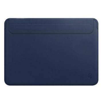 Папка конверт Wiwu Skin Pro 2 Leather MacBook 14.2 /blue/ - фото 1