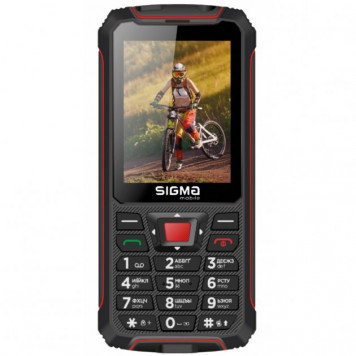Мобильный телефон Sigma X-treme PR68 Black Red (4827798122129) - фото 1