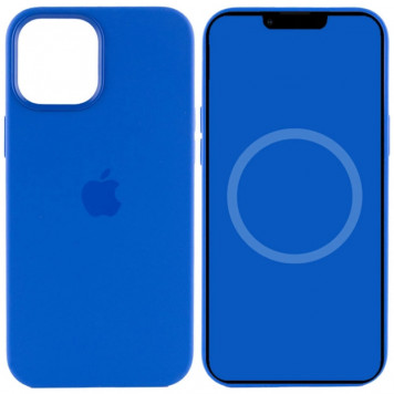 Чохол  silicone Case Animation with magsafe  iphone 12/12 Pro Capri Blue - фото 1