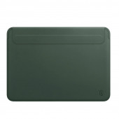 Папка конверт Wiwu Skin Pro 2 Leather MacBook Air/Pro 13.3 green