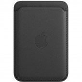 Чохол Apple Iphone Leather Wallet with MagSafe (Black)