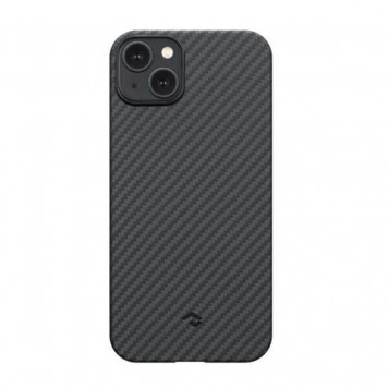 Чохол - накладка MagEZ Case 3 Twill 1500D Black/Grey for iPhone 14 (KI1401) - фото 1