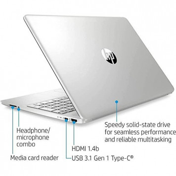 Ноутбук HP 15-dy2073dx (3Y058UA) (NEW) / 15,6" • IPS • touchscreen • 1920x1080 • Intel Core i7-1165G7 • ОЗП: 16 ГБ • Intel Iris Xe Graphics • SSD: 512 ГБ • ОС: Windows 11 - фото 5