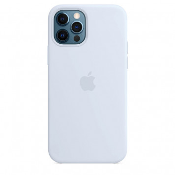 Чехол  silicone Case Animation with magsafe  iphone 12/12Pro Cloud Blue - фото 1