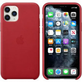 Кожаный чехол  Leather Case iPhone 11 Pro Red