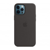 Чехол silicone Case iPhone 12 Pro Max Black + стекло в подарок!