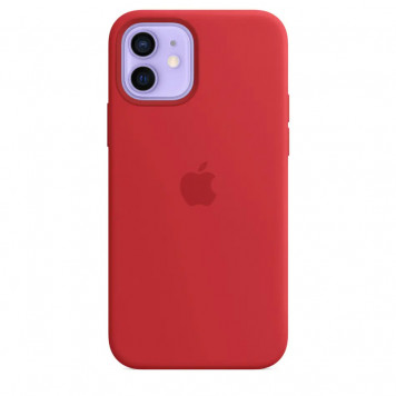 Чехол  silicone Case Animation with magsafe  iphone 12/12Pro (Product) Red - фото 1