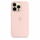 Чохол silicone Case для 13 Pro Max Chalk Pink + стекло в подарок!