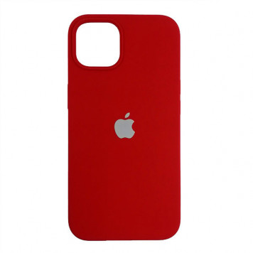 Чехол silicone Case with MagSafe iphone 14 (Product) Red - фото 1