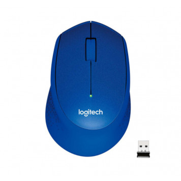 Игровая мышь беспроводная Logitech M330 Silent Plus Blue (910-004910) - фото 1