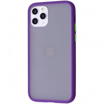 Чехол Matte Skin Case iphone 11 Pro violet - фото 1
