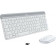 Комплект (клавиатура, мышь) беспроводной Logitech MK470 Wireless Slim Combo UA White (920-009205)  - фото 1