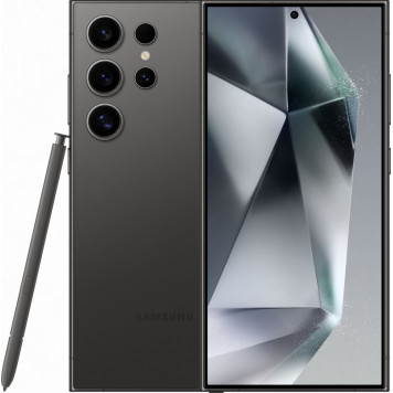 Смартфон Samsung Galaxy S24 Ultra 12/512GB Dual Sim Titanium Black (SM-S928BZKHEUC) - фото 1